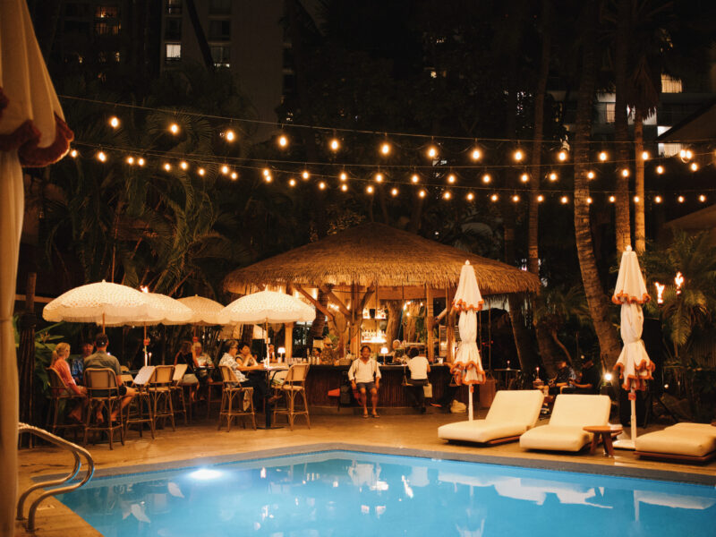 Evenings at Heyday Pool Bar and Restaurant